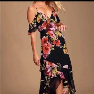 Lulus Love in Bloom High Low Dress. NWT